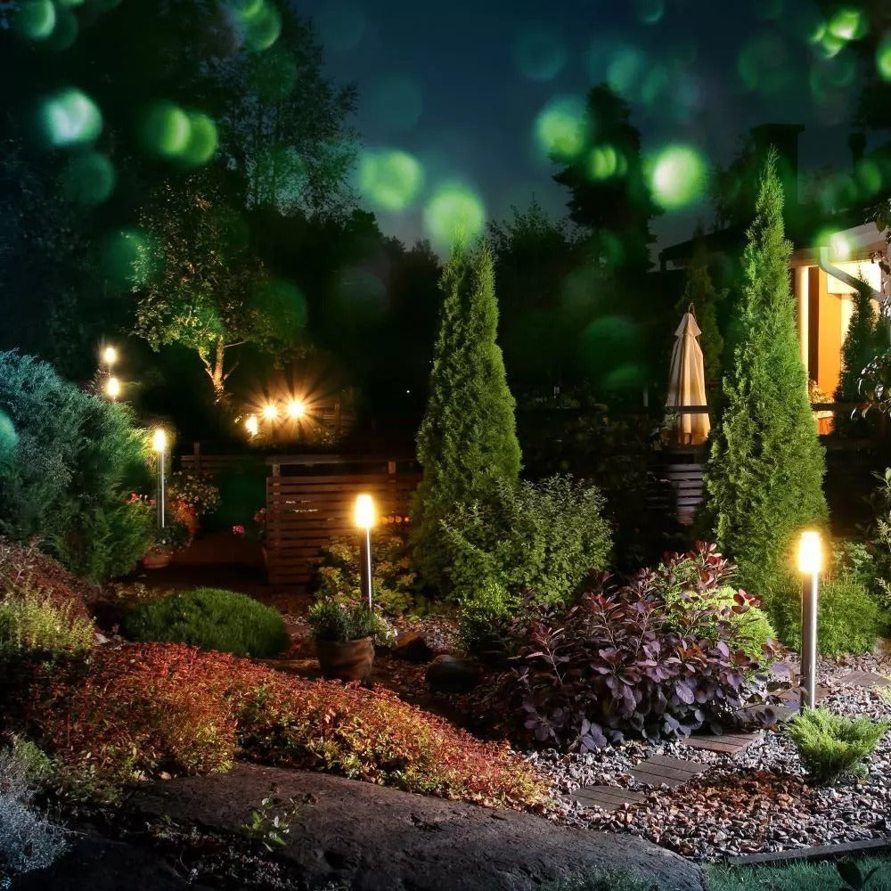 LED buitenlamp - 80cm - RVS pilaar - BOLLARD E27