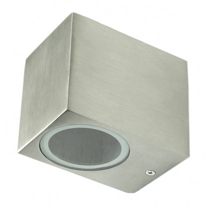 Tuin Lamp Boston Zilver Vierkant - GU10 - Short