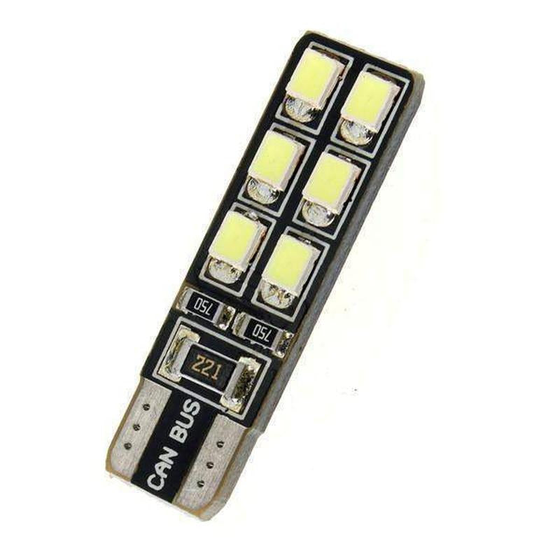 T10 - 12 LED - 2016 - canbus - double sided lamp - 12 volt - 2 stuks