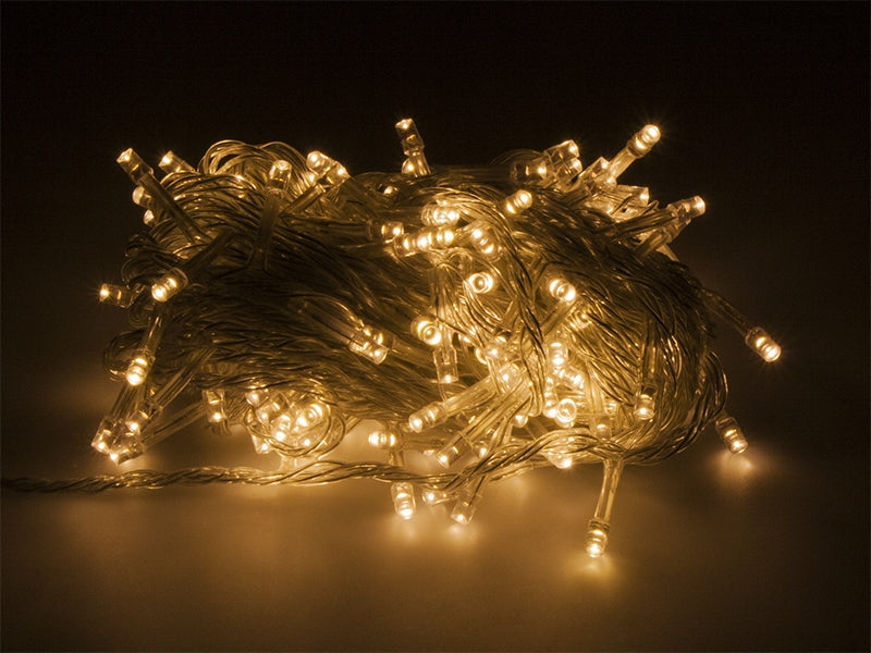 Kerstverlichting Warm Wit 15 Meter 200 LEDs - 8 Standen