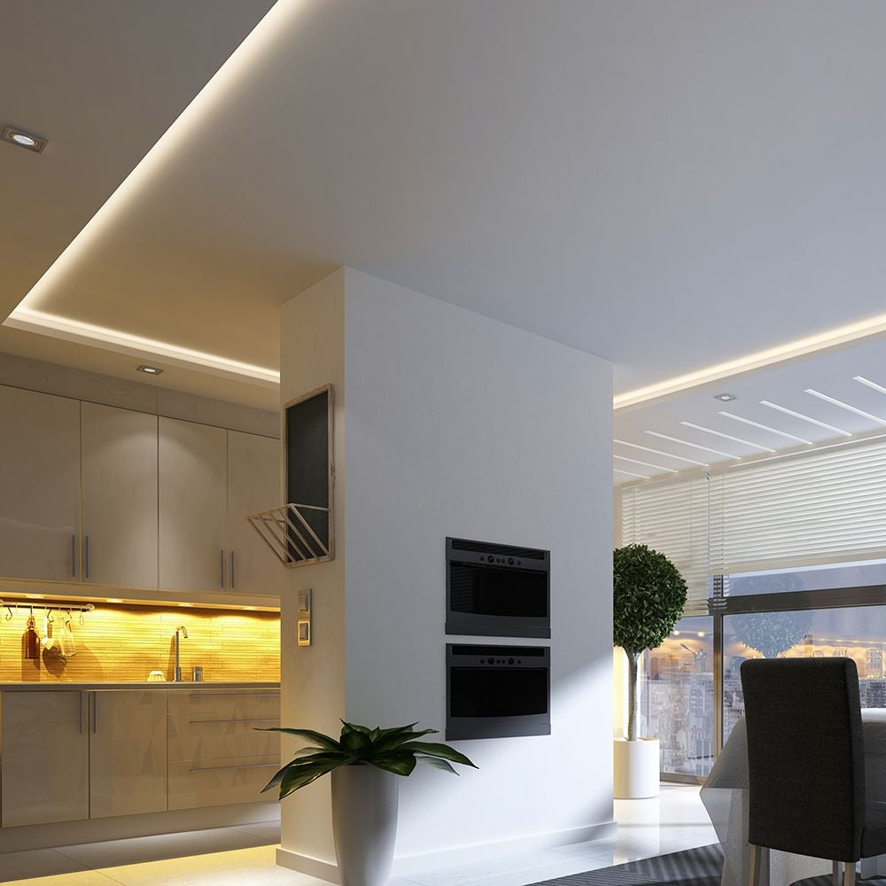 5 meter warm wit led strip - 280 leds - 24 Volt - 50 watt - COB