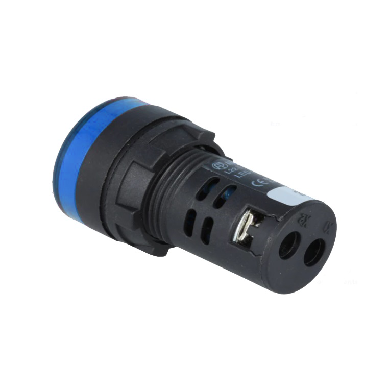 Controlelampje - LED indicator - 24V - 22mm - Blauw