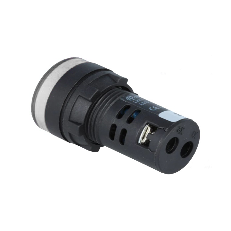 Controlelampje - LED indicator - 230V - 22mm - Wit