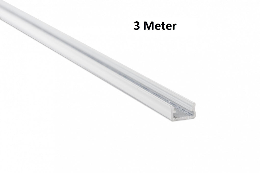 LED Profiel 3 meter - 9,3x16mm DESIGN A - WIT