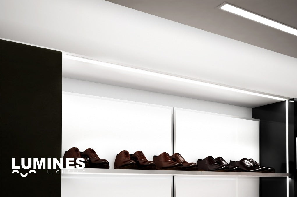 LED Profiel 3 meter - 23mm HOEK DESIGN C - ZWART