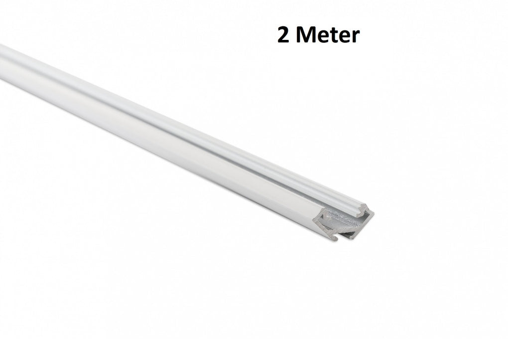 LED Profiel 2 meter - 23mm HOEK DESIGN C - WIT