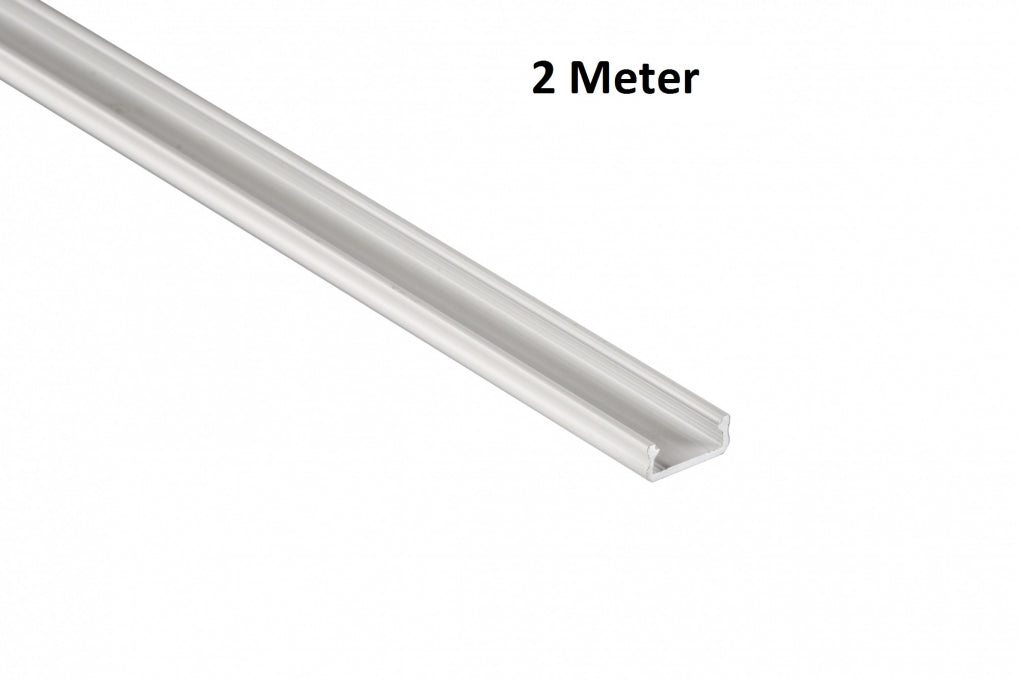 LED Profiel 2 meter - 6.3x16mm DESIGN D - WIT