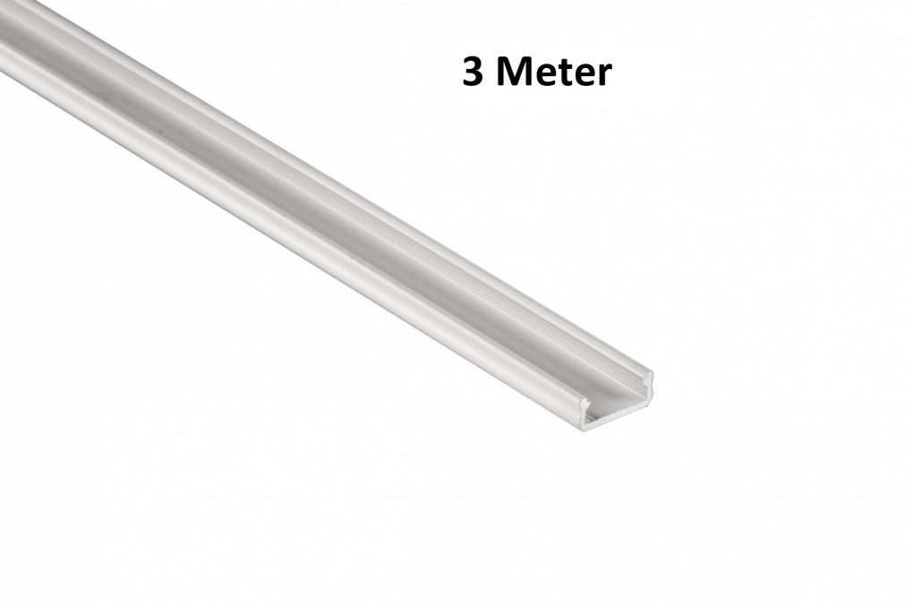 LED Profiel 3 meter - 6.3x16mm DESIGN D - WIT