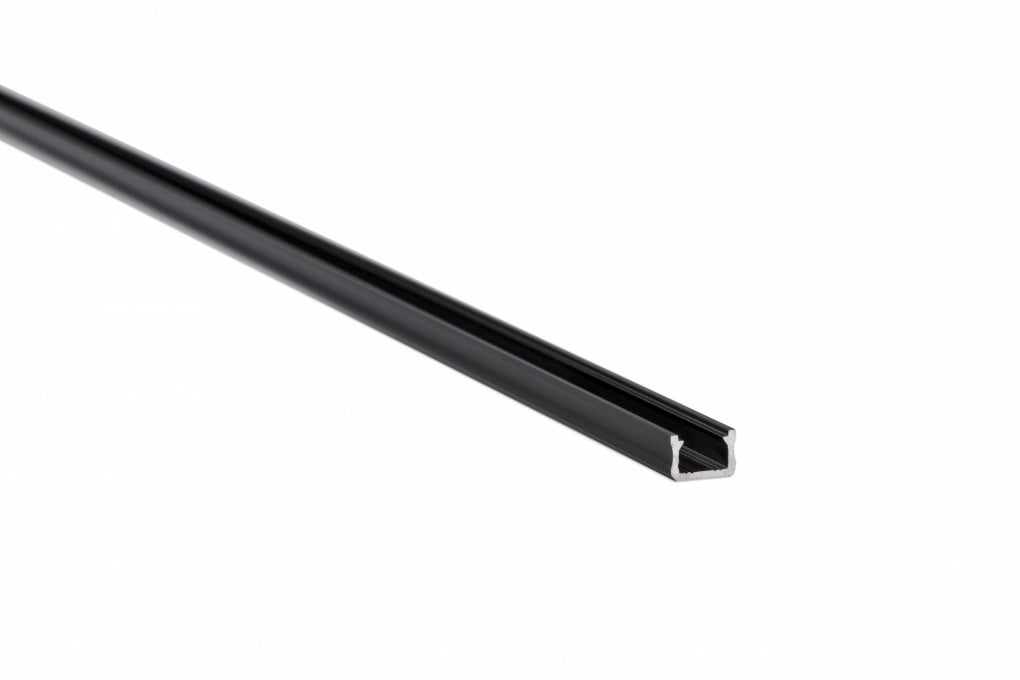 LED Profiel 1 meter - 8x12mm DESIGN X - ZWART