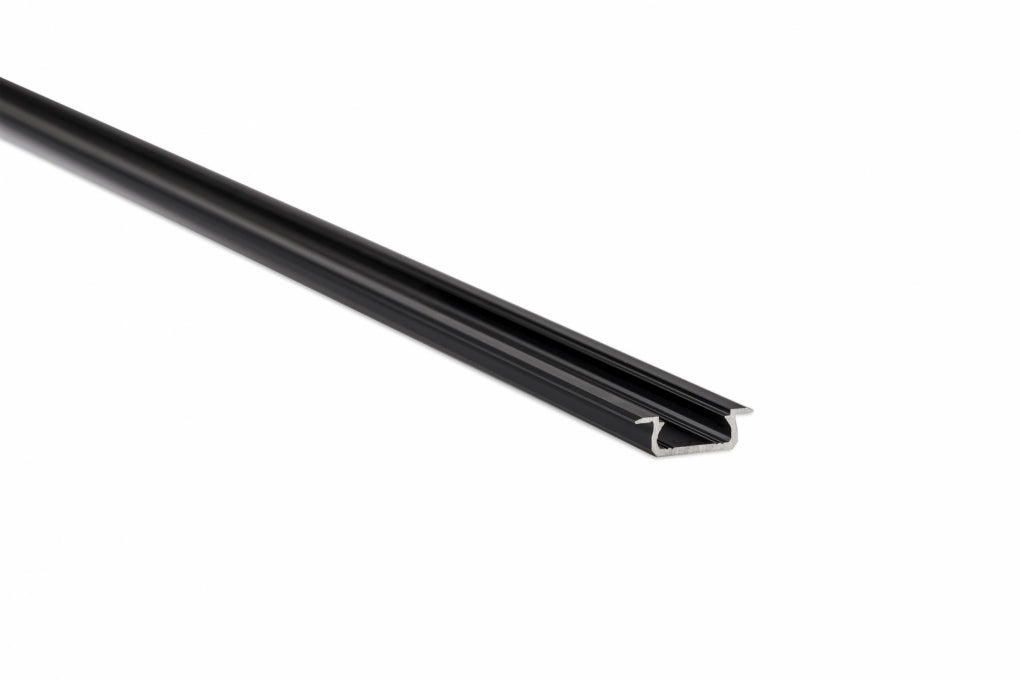 LED Profiel 1 meter - Inbouw 7mm DESIGN Z - ZWART