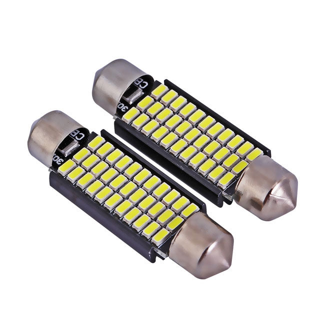 Dome - 3014 - 41mm - 33 SMD - Wit