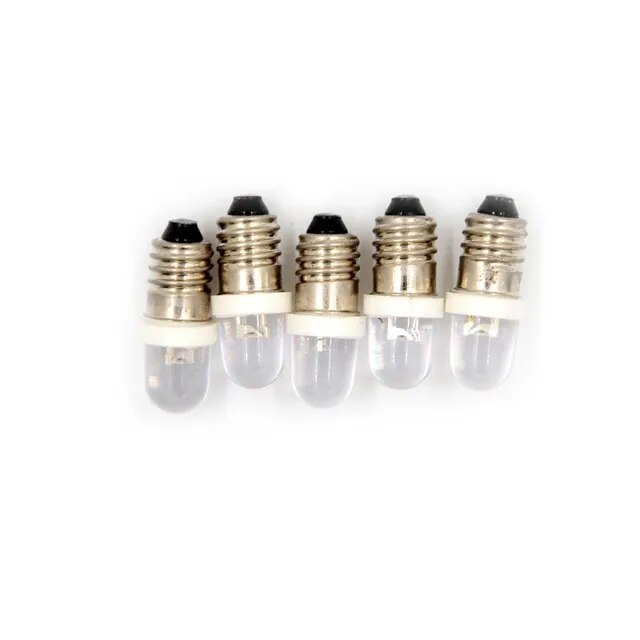 E10 LED lamp - 12V - Wit
