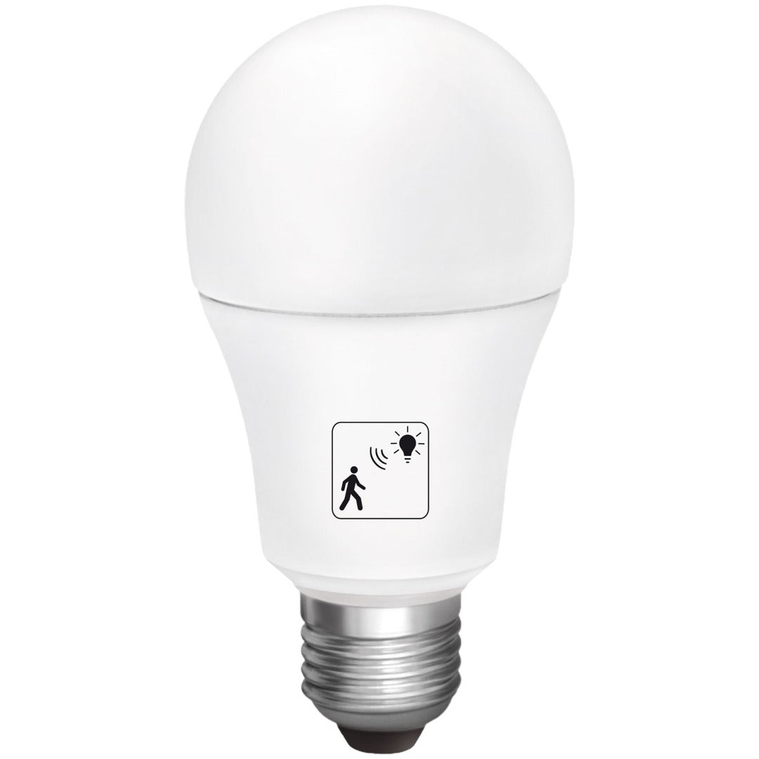 E27- Warm Wit - Schemer + Bewegingssensor - 10 Watt
