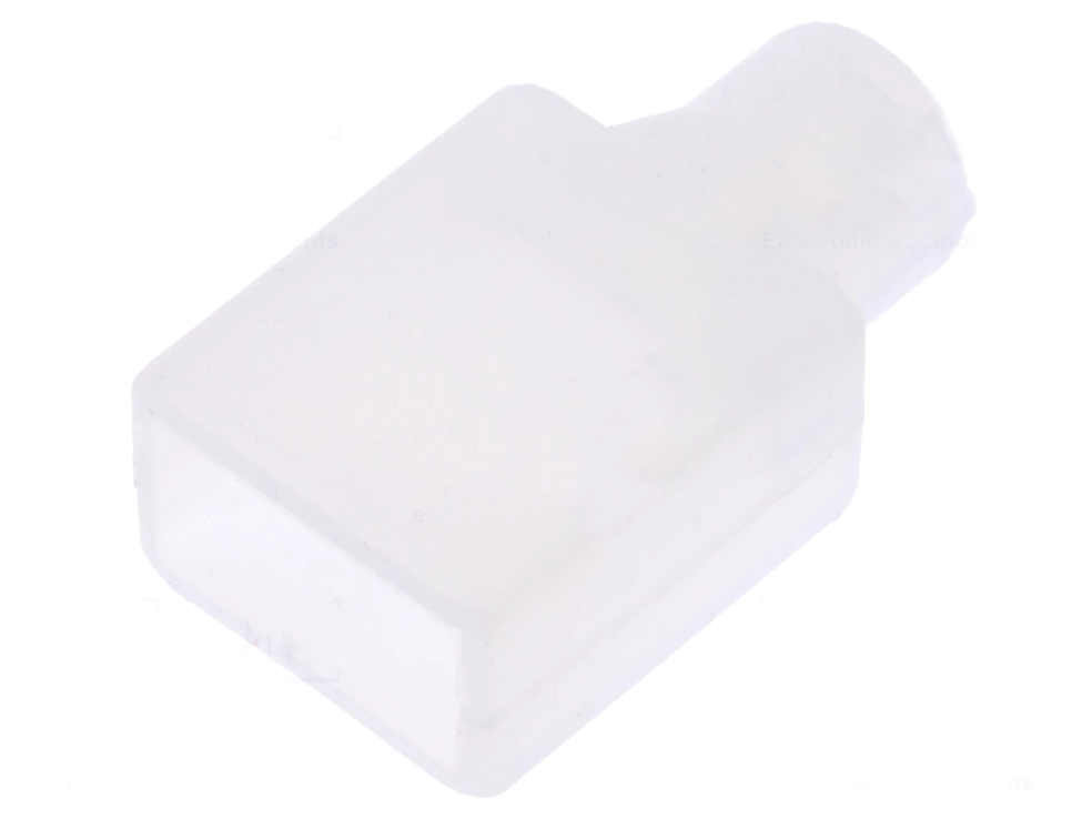 Eindkap met gat - Voor LED NEON flex strips - 6 x 12mm