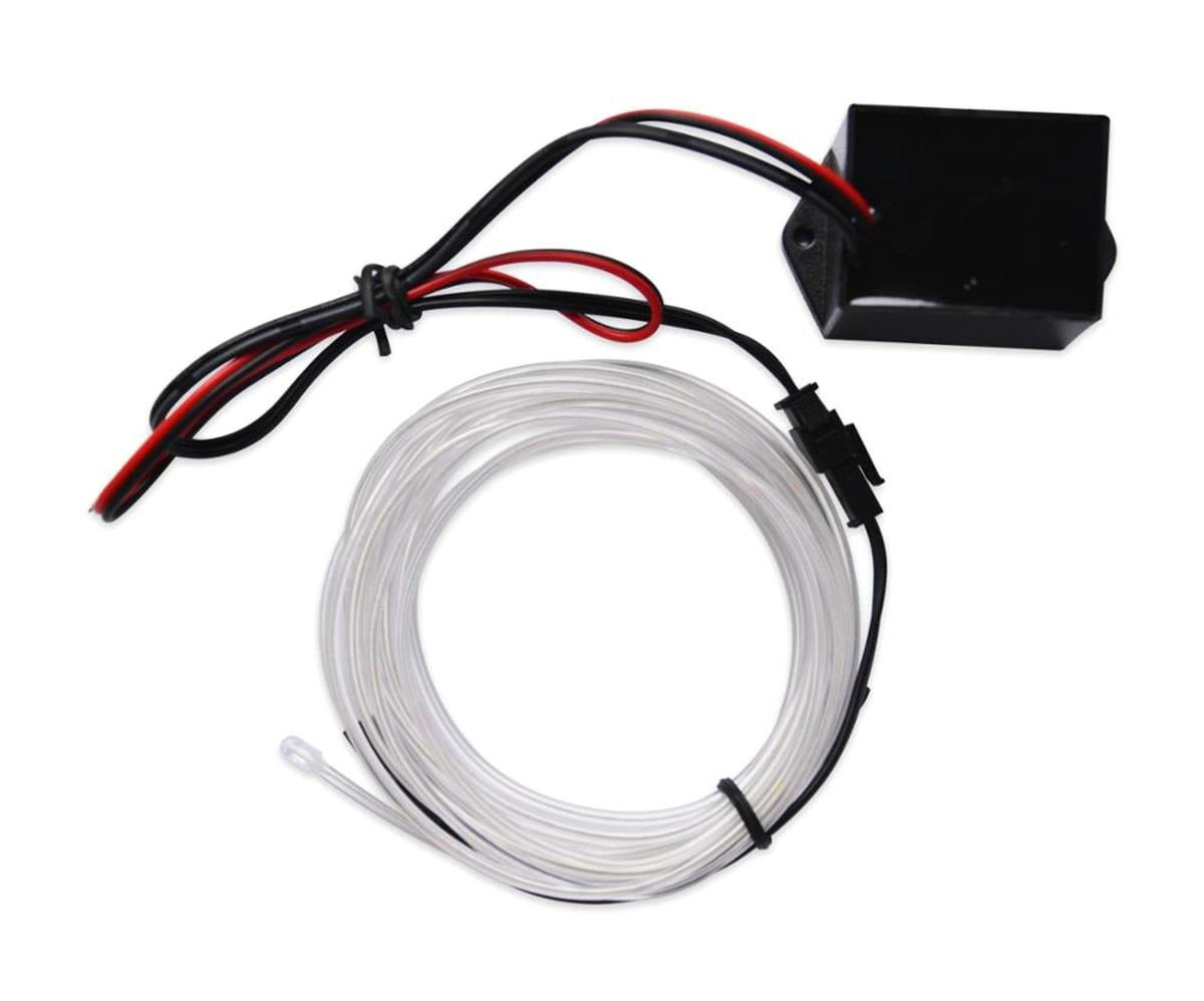 EL wire - WIT - interieur verlichting - 12 Volt - 2 meter