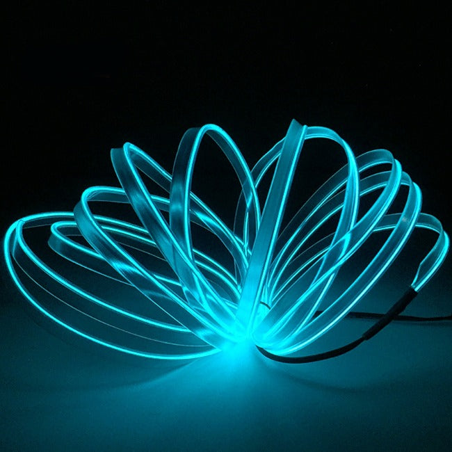 EL wire - BLAUW - interieur verlichting - 12 Volt - 2 meter