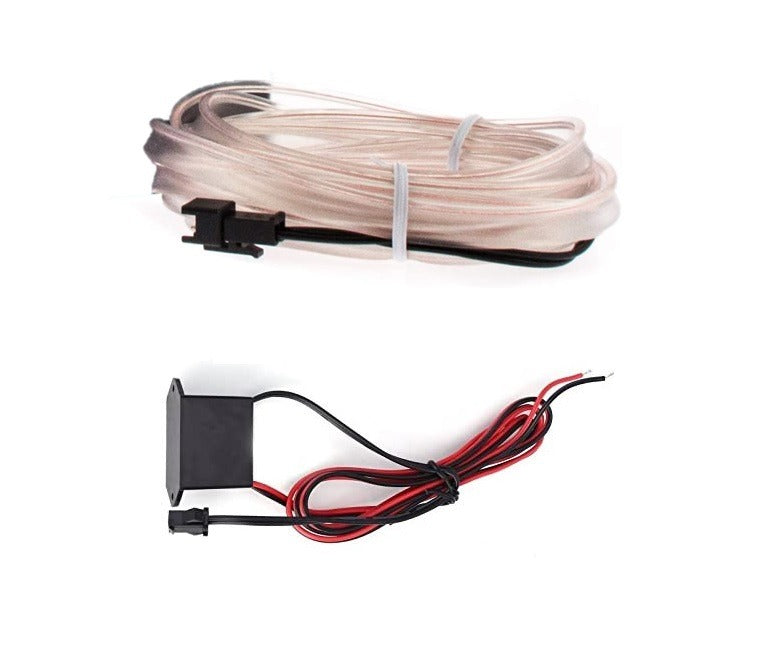 EL wire - ROOD - interieur verlichting - 12 Volt - 2 meter