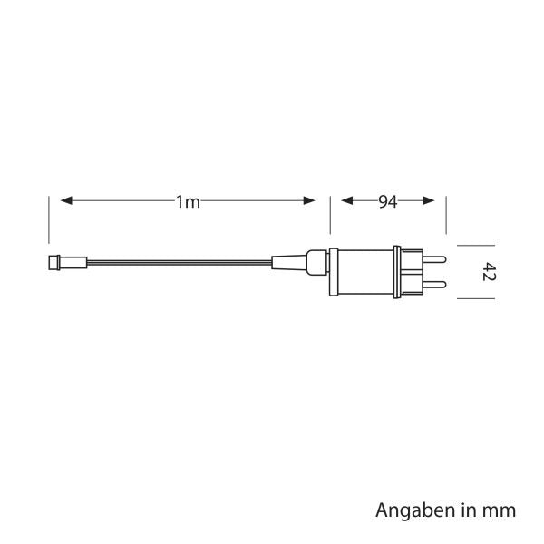 Voeding - 12V DC - 18W - IP44 - DOP