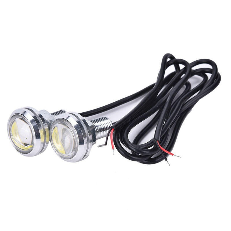 23MM LED - Eagle Eye - Helder wit - Waterproof - Zilveren behuizing