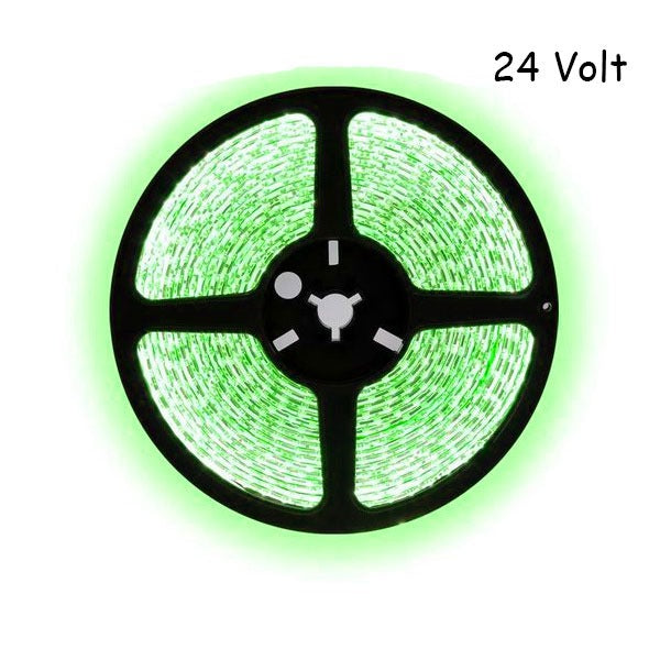 5 meter groen led strip - 60Leds/m - 24V