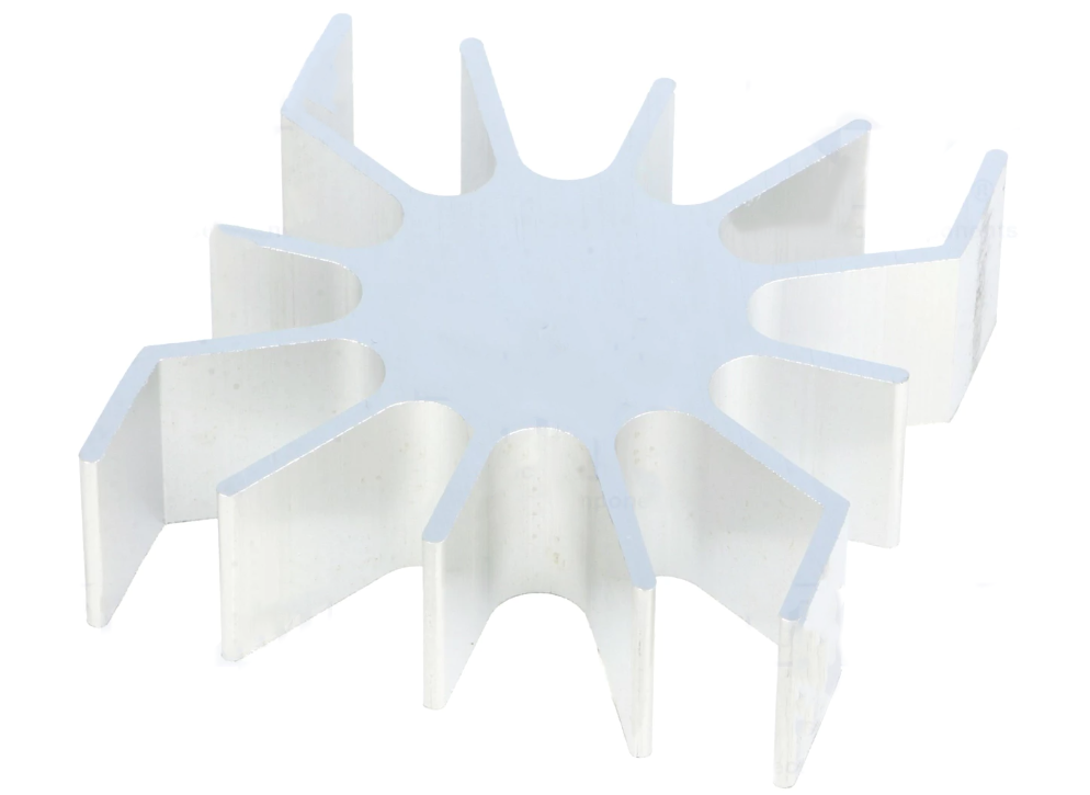 LED heatsink - Koellichaam -  2.4K/WÂ - 51mm - Aluminium