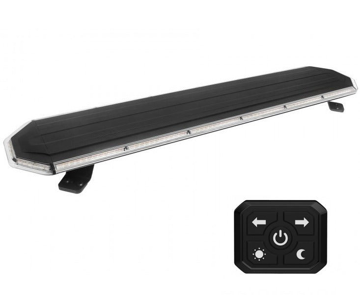 LED zwaaibalk - 122cm - ECE R65 R10 - Amber - Inclusief controller
