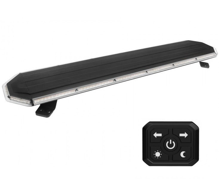 LED zwaaibalk - 61cm - ECE R65 R10 - Amber - Inclusief controller