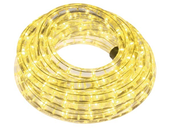 LED lichtslang - 9m - 324 LED - Geel - inkortbaar