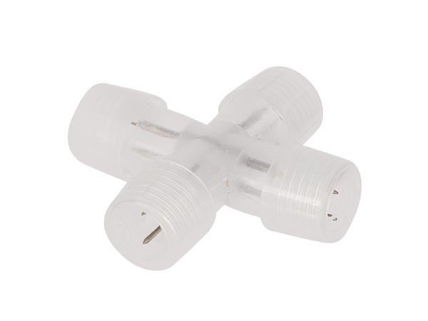 X-connector voor 9 meter LED slang - Transparant