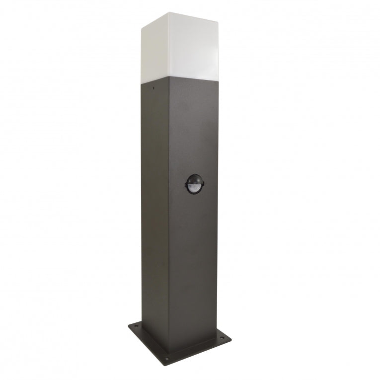 Tuin Lamp Staand Pilaar New York - E27 - 44cm - PIR Sensor