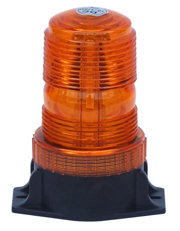 LED flash zwaailamp - E-Keurmerk - R10 - 10V-110V - Oranje