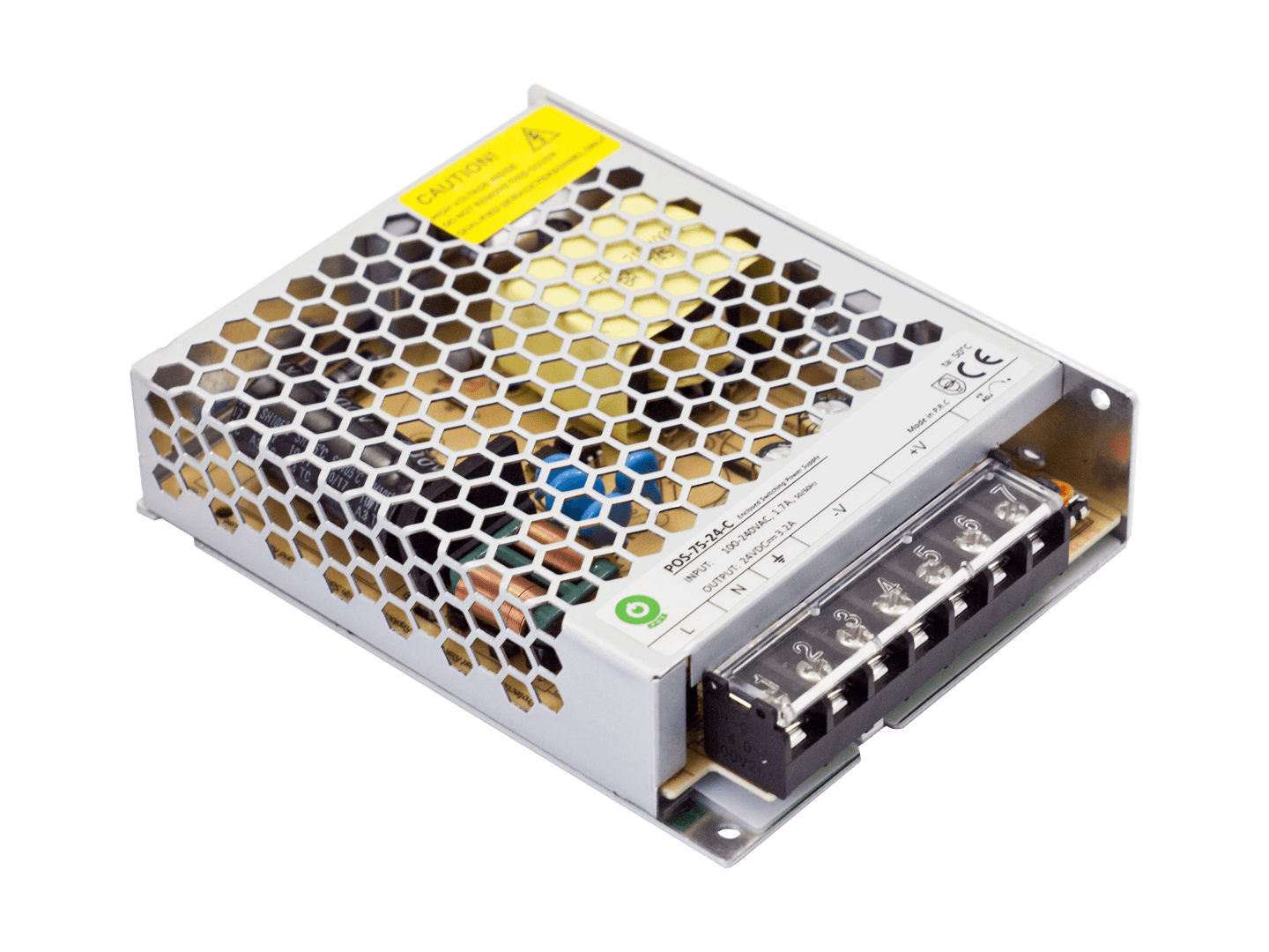 Inbouw driver 24V, 3.2A - 75 Watt - POS