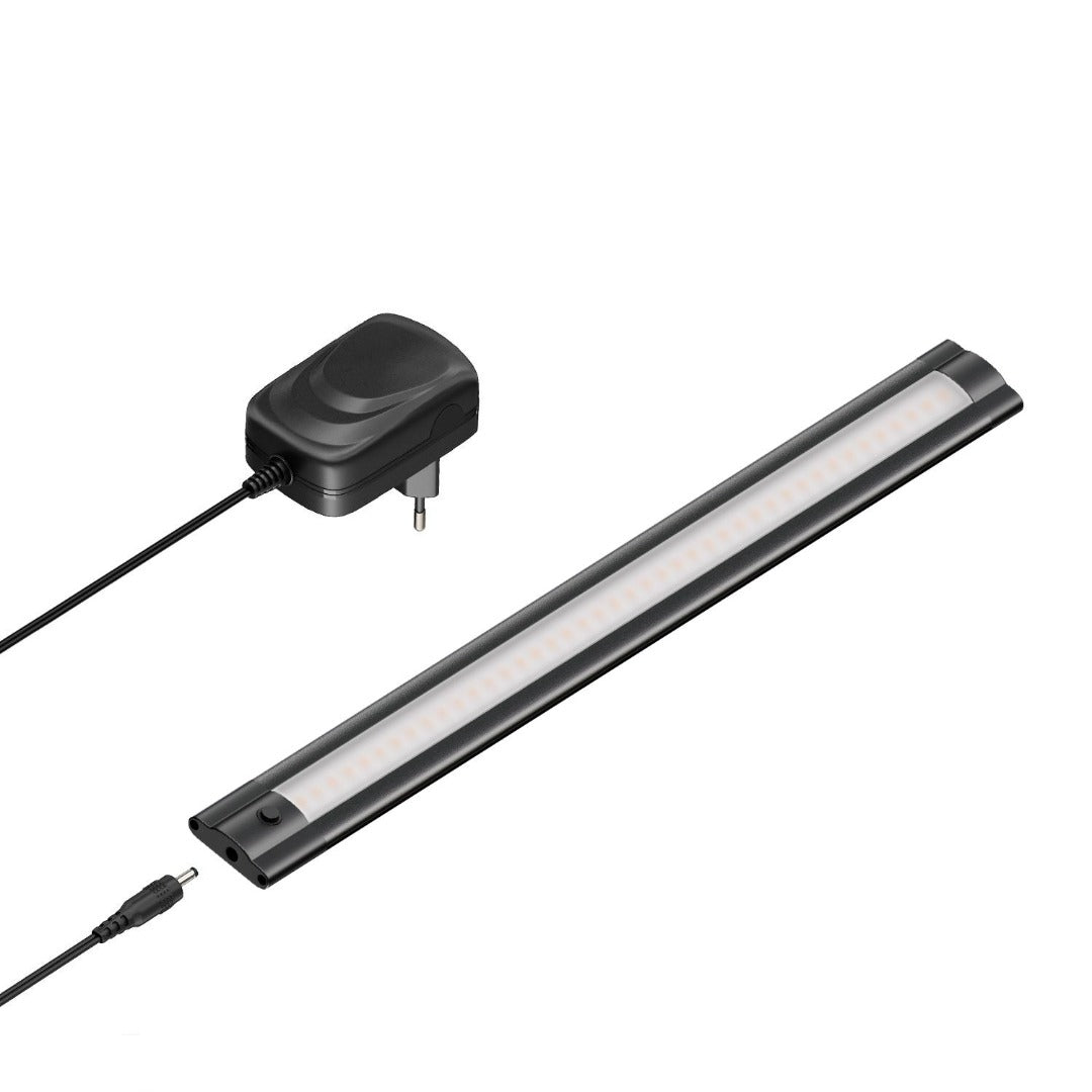 LED onderbouwverlichting - 30cm – dimbaar - zwart
