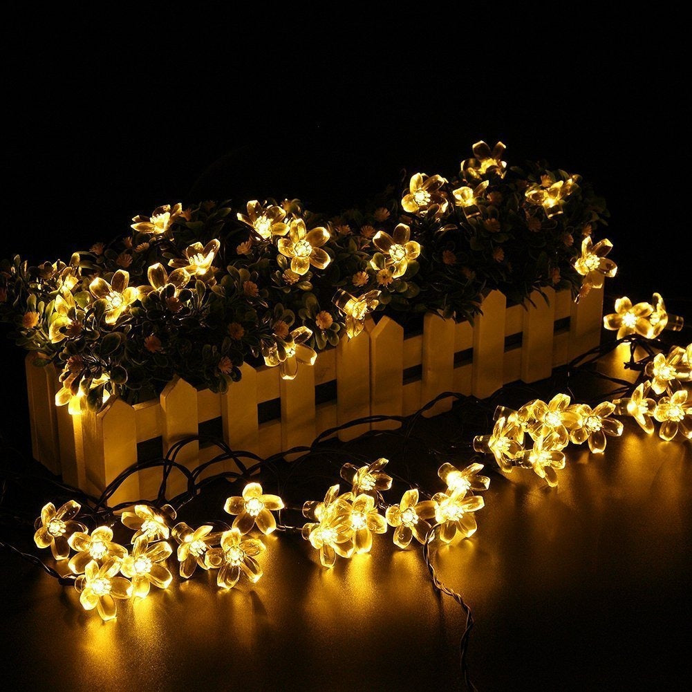 Kersenbloesem tuin decoratie- 20 LED - Solar - Warm wit - 5 meter