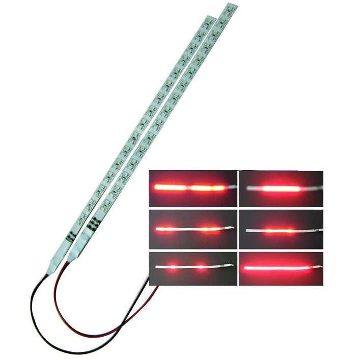 LED Knight Rider strip - ROOD - 30 cm - 12 volt