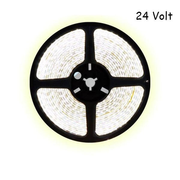 5 meter koud wit led strip - 512Leds/m - 24V - COB