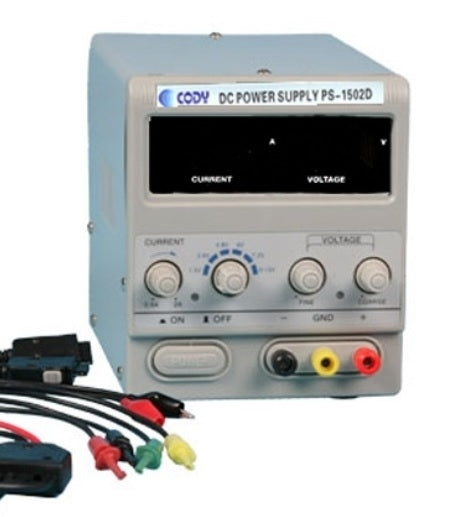 Regelbare lab voeding BK 1502D+ 0 - 15 V/DC / 0 - 2 A