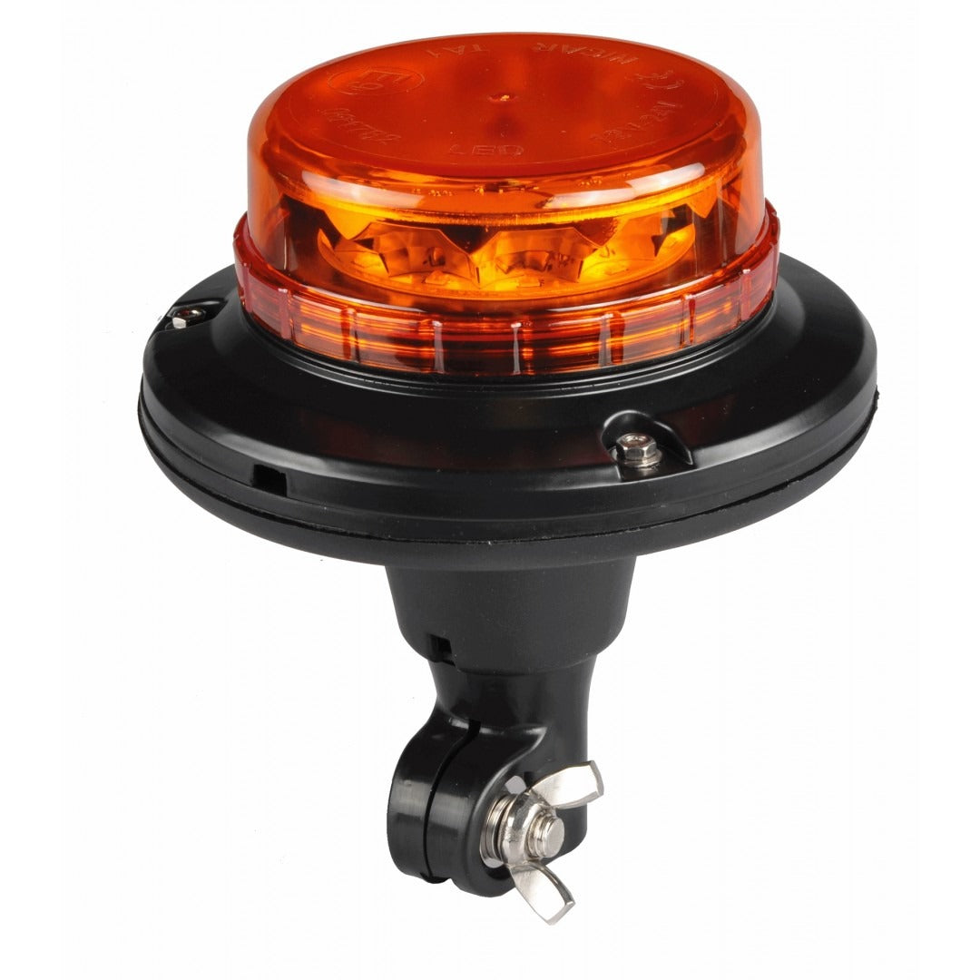 ORANJE dak zwaailicht - 12 LED - R10 / R65 - E keurmerk - beugel bevestiging - Flex