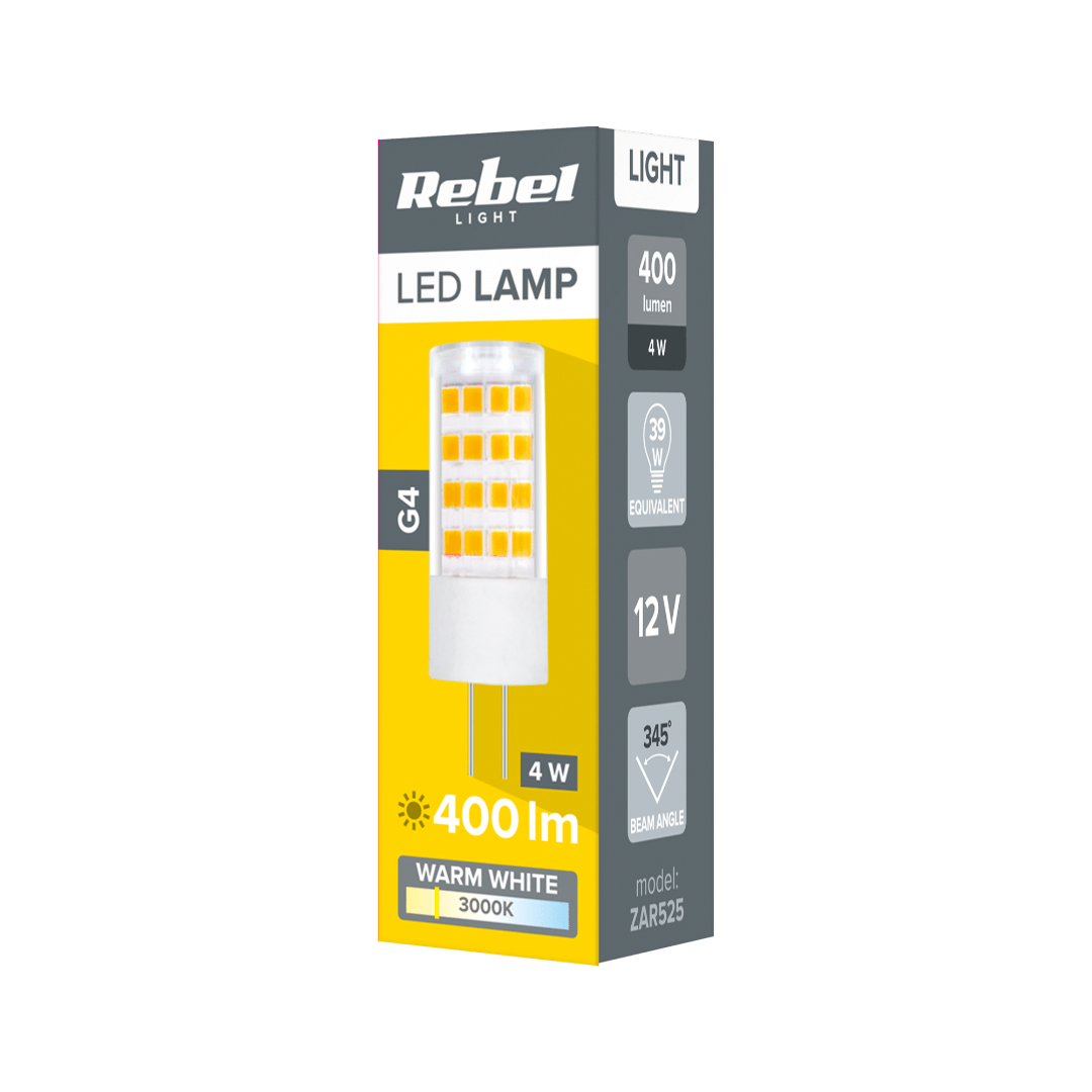 G4 LED - 4W - Warm wit - 400 Lumen