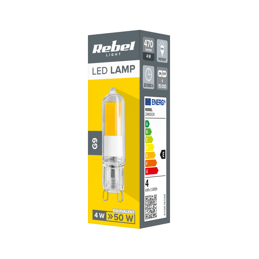 G9 - Neutraal Wit - 470 Lumen - 4 Watt - COB