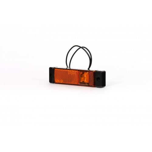 LED zijmarkeringslicht - Oranje - 12/24V - Met reflector