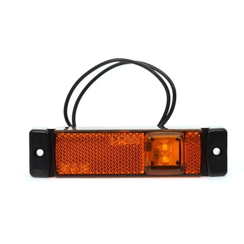 LED zijmarkeringslicht - Oranje - 12/24V - Met reflector