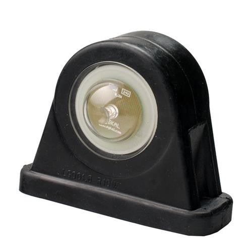 Zijmarkeringslicht 12/24V LED - Rood / Wit L1127 JK