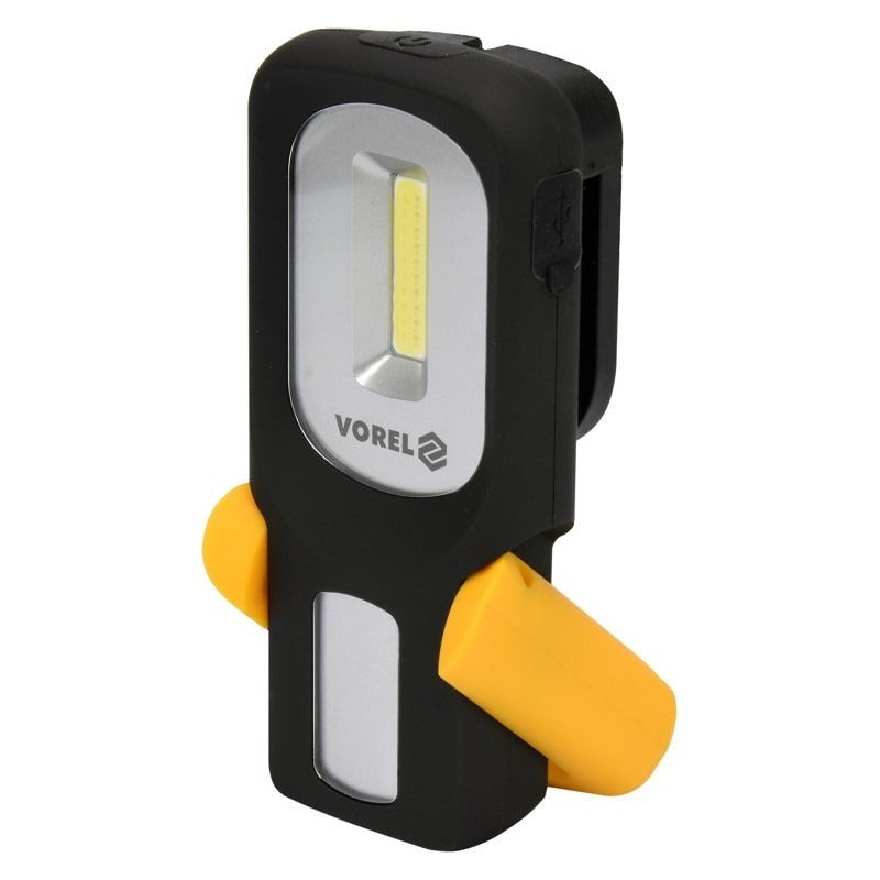 Oplaadbare werklamp - 3W COB LED - 180° draaibaar - Met magneet en haak