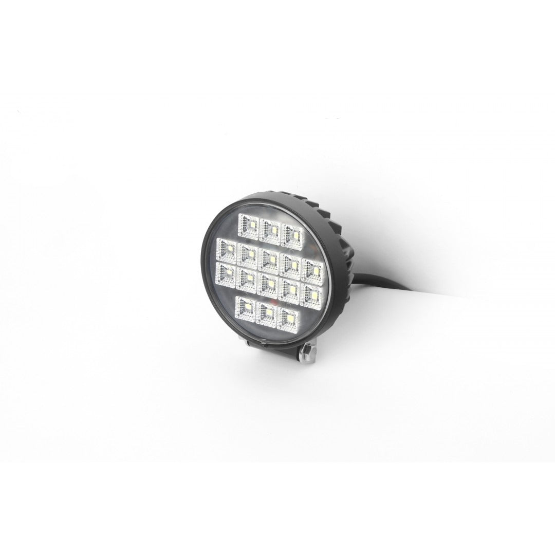 LED SPOT - 16 LED - 16W - Ingebouwde schakelaar - Rond