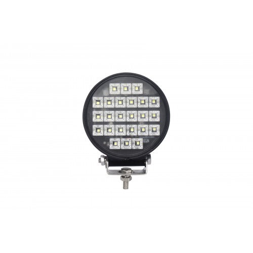 LED SPOT - 24 Led - rond - ingebouwde schakelaar - extra fel - Koud Wit