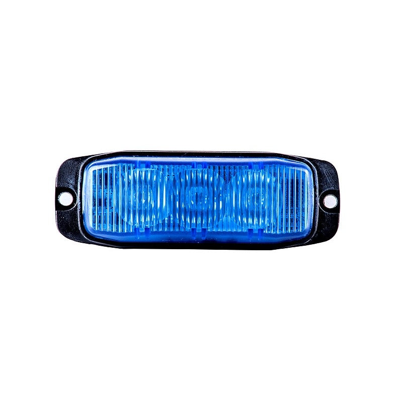 3-LED Blauwe flitser - R65 / R10 certificering E-markering