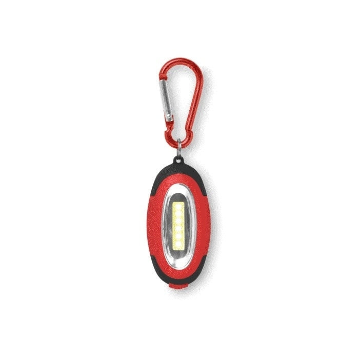 LED Loop Lampje met Magneet en Karabijnhaak - Rood