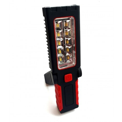 LED werklamp - 10 + 4 LEDs - Met magneet en haak