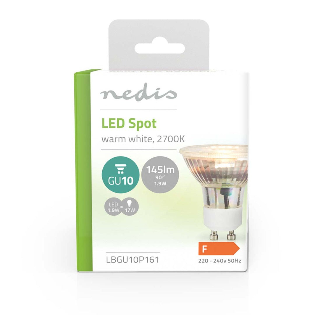 GU10 - Warm Wit - 145 Lumen - 1.9 Watt